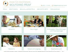 Tablet Screenshot of ergotherapie-pruem-bks.de
